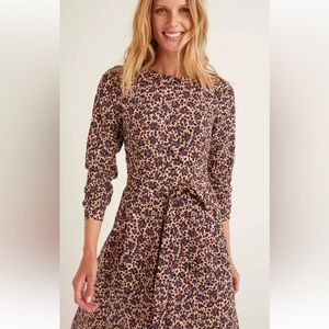 Boden, 16, Lydia Dress Warm Brown Floral
